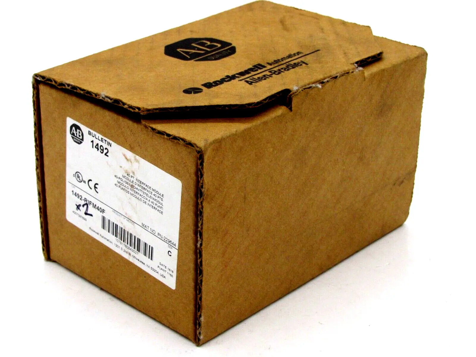NEW ALLEN BRADLEY 1492-RIFM40F MODULE SERIES C 1492RIFM40F