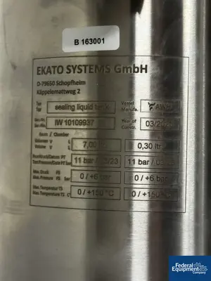 NEW Ekato GmbH 100 Liter Ekato Unimix SRC 100 Triple Motion Vacuum Mixer