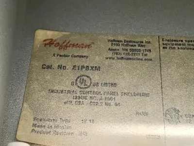 USED HOFFMAN E1PBXM, 13035