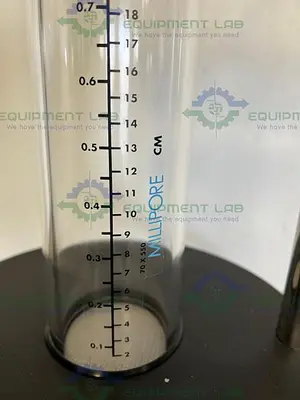 USED MILLIPORE QUIKSCALE  70 / 550 CHROMATOGRAPHY COLUMN 2 L