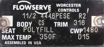 NEW FLOWSERVE WORCESTER 4446PESE BALL VALVE 1-1/2" A408037
