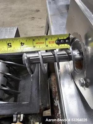 Stainless Hammer Mill by Fitzpatrick – Screw Feeder, Mounted on Casters