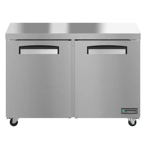 Hoshizaki EUF48A 47 3/4" Undercounter Freezer w/ (2) Sections & (2) Doors, 115v