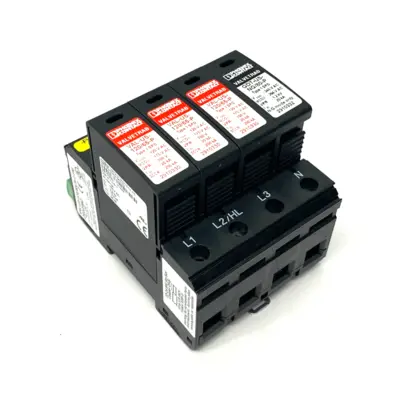 USED PHOENIX CONTACT 4-CHANNEL SURGE PROTECTION DEVICE