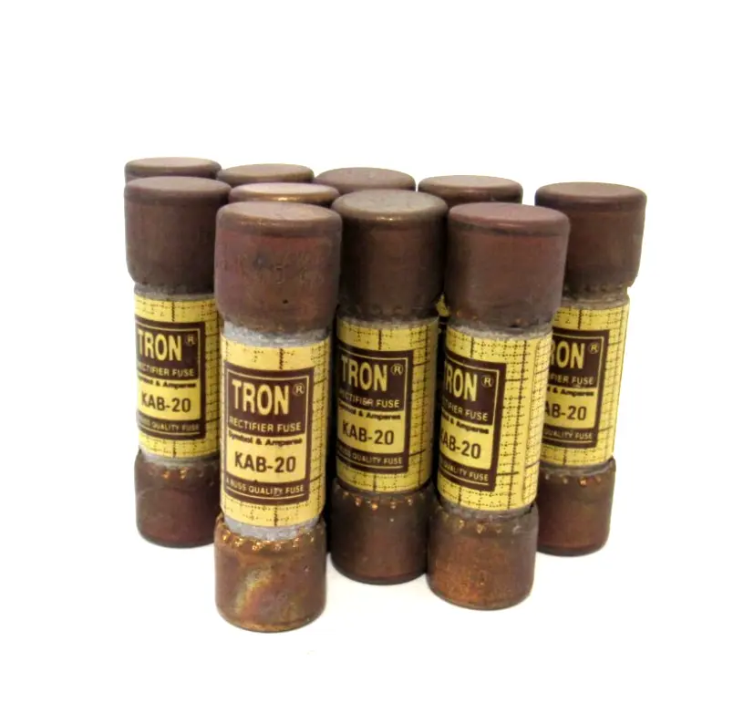 LOT OF 10 NEW BUSSMANN TRON KAB-20 FUSES KAB20