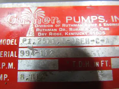 New | in-Stock GUSHER PUMPS _UNKNOWN_ Centrifugal Pumps | Arrow Industrial #618578