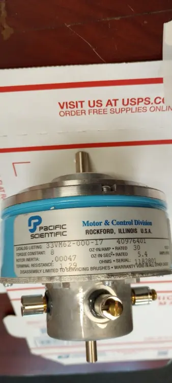 New | in-Stock Pacific Scientific 33VM62-000-17 Servo Motors Arizona US | ASSET CONVERSION SPECIALISTS, INC. #307397