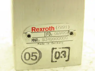 Rexroth 5349000000 Solenoid Air Valve Media Barrier Filter Element