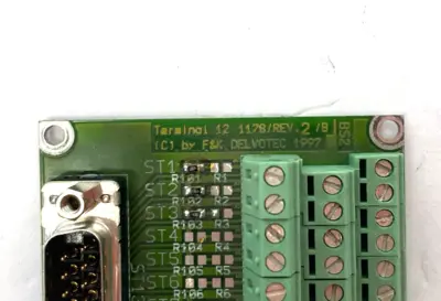 Used F&K Delvotec Breakout Amplifier Board, Terminal 12 1178 PLC Processors Michigan US | Maverick Industrial Sales #1395013
