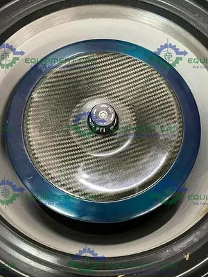 USED BECKMAN COULTER J2-MC REFRIGERATED CENTRIFUGE W/ PIRAMOON FIBERLITE F8-4X1000Y ROTOR