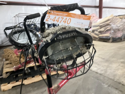 Husky 2-lamp work light for parts or repair, will not power on