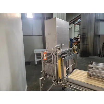 Used Econo Cheese Stainless Steel Two-Way Hydraulic Cheese Block Cutter