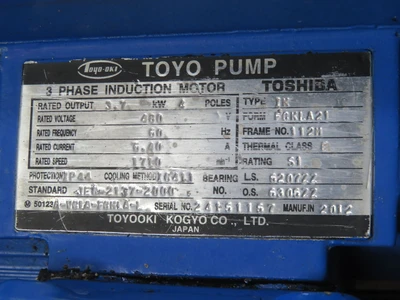 Used TOYO-OKI _UNKNOWN_ Hydraulic Pumps Texas US | OCO Industrial #1728528
