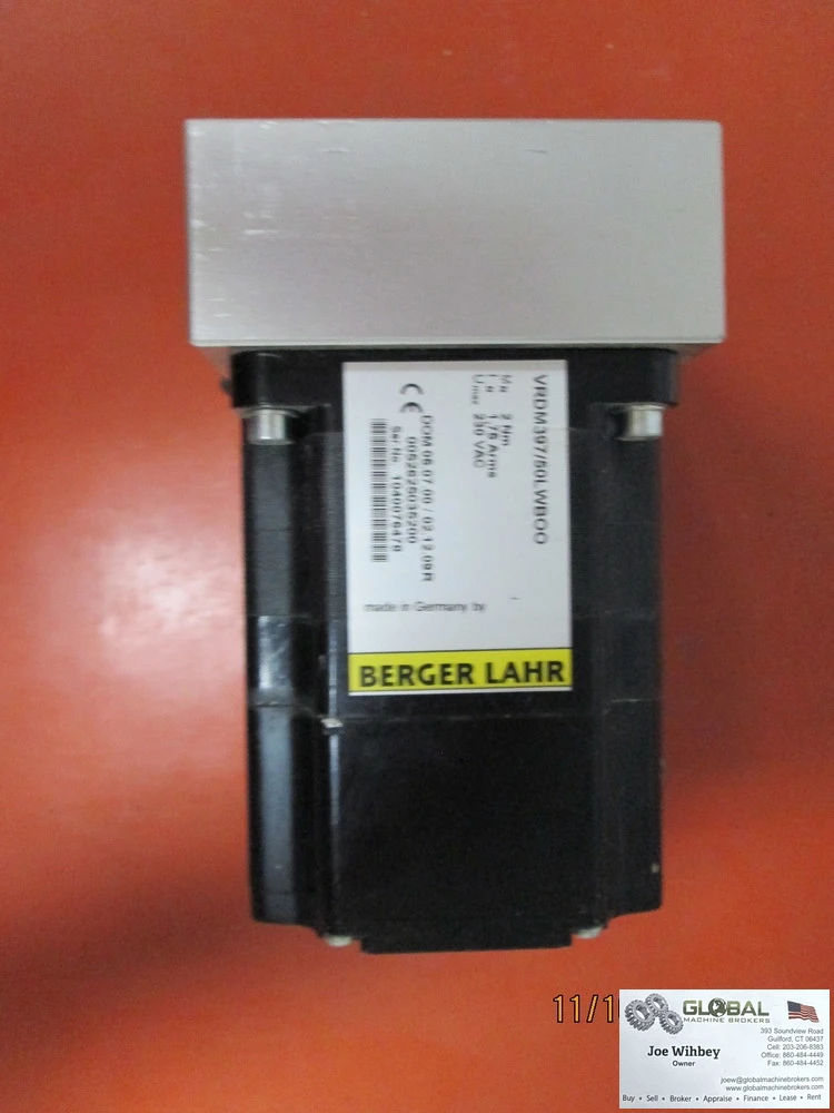 Berger Lahr VT Inverter-Duty Motor VRDM 397/50 LWBOO