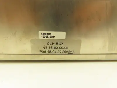 Trumpf 0780835 CLK Box Control Module For Laser Pump & Valve 05-15-89-00/06