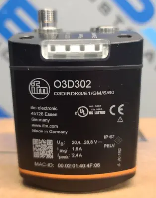 IFM O3D302, 03DIRDKG/E1/GM/S/60 Electrical/PLC/Automation | ESS Industrial Equipment Sales (3)