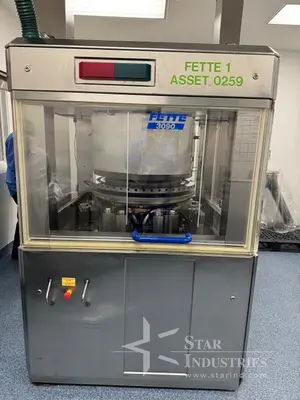 Used 1991 FETTE PT30901C Tablet Presses | Star Industries #1253472