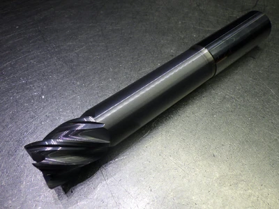 Monster 1" 5 Flute Carbide CR Endmill 1" Shank .03" R 295-054115 (LOC1846A)