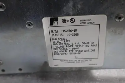 NEW Reliance Electric 57C331 Automax 16 Slot Rack 100/120v-ac STOCK G264