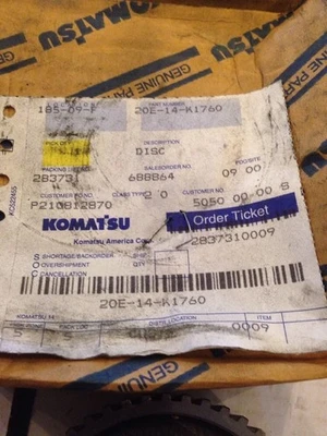 NEW Komatsu 20E-14-K1760