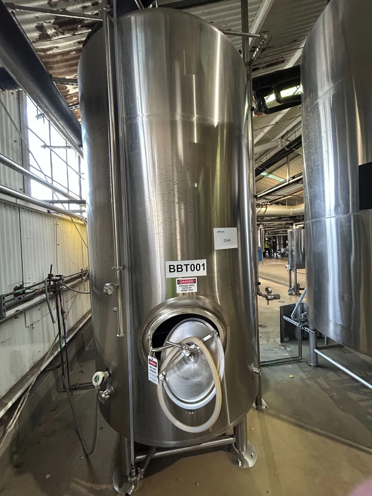 JV Northwest Stainless Steel Brite Tank