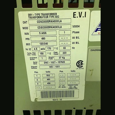 Delta 5 kVA Transformer