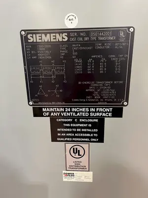 USED 2000 SIEMENS CLASS AA//FA