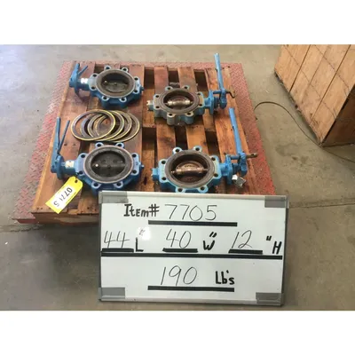 Used 6" Keystone Manual Butterfly Valve Figure 222