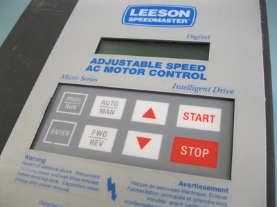 Leeson Speedmaster Adujstable AC Motor Control - Unlabeled G3
