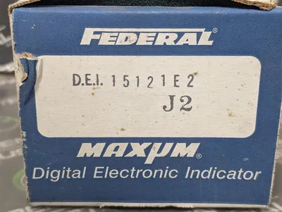 Federal DEI-15121-E2 Maxμm Digital Electronic Indicator New NIB