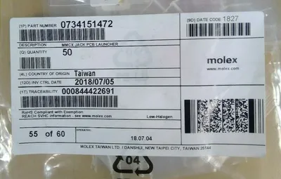 Used Molex _UNKNOWN_ Connector Accessories South Carolina US | Palmetto Automation #1183064