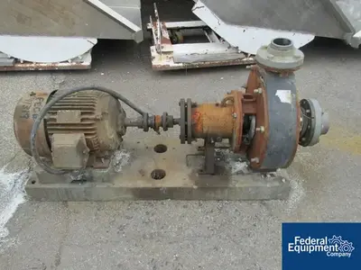 USED Wanner Engineering 4" X 3" Stan-Cor Centrifugal Pump, Type A40, KYNAR