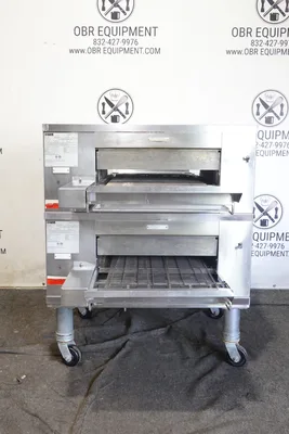 2021 MIDDLEBY MARSHALL CTX ELECTRIC DOUBLE STACKED PIZZA CONVEYOR OVEN MODEL DZ33T