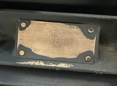 Used SIEMENS 1LG4-207-4AA64 A.C. Motors Ohio US | Surplus Asset Holdings #1403193