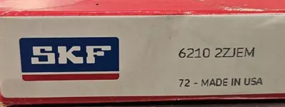 SKF 6210 2ZJEM Single Row Deep Groove Ball Bearing Loc6F30