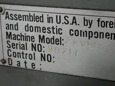 Used COMET LINCOLN 3KVHD Vertical Mills Ohio US | HGR 24 #1129798