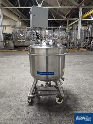 USED Precision 100 Liter Precision Stainless Reactor, 316L S/S, 60/100#