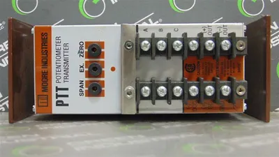 Moore Industries PTT/10K-0-100/4-20MA/24DC Potentiometer Transmitter Module Used