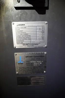 2017 OKUMA GENOS M560-V Vertical Machining Centers | Machinery Resources International (10)