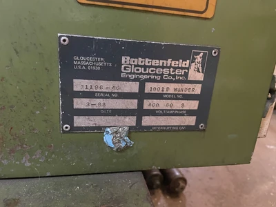 1988 GLOUCESTER 1001 Dual Turret winder Winders, Dual Turret | Mark One Machinery (9)