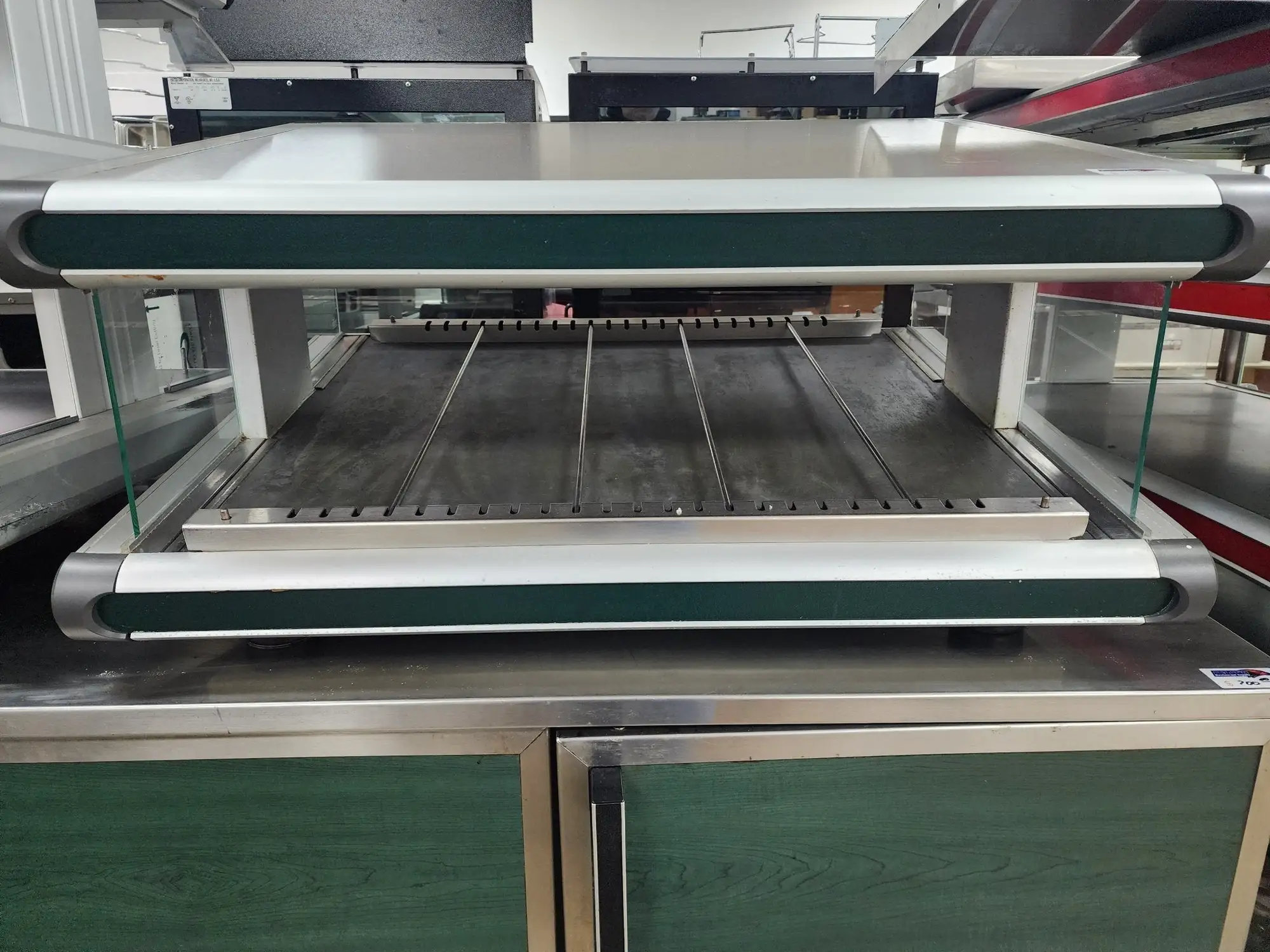 Used Hatco Used Hatco 36" Self Service Countertop Heated Food Warming Display Merchandising Shelf 120V Countertop Display Warmers Illinois US | Falcon Restaurant Supply #1376692