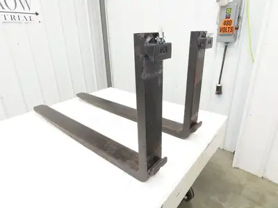 PD 1609PD 4x42" Class 2 Steel Forklift Forks 16" Carriage 1-Pair