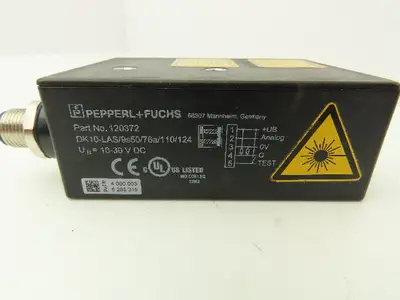 Pepperl Fuchs DK10-LAS/9s50/76a/110/124 Print Mark Contrast Sensor