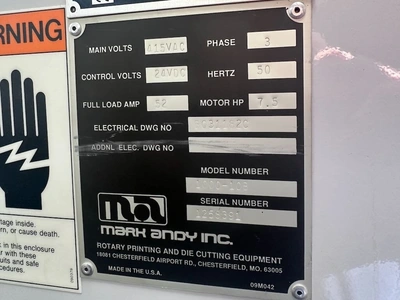 Used 2005 MARK ANDY Series B 1000-10B Flexo Printing Presses GB | Charter Auctions #1364753