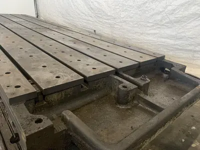 60" X 168" X 9" T-SLOTTED FLOOR PLATE: STOCK 17335
