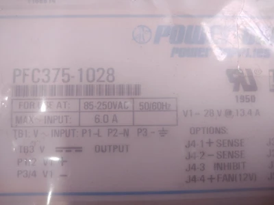 USED POWER-ONE PFC375-1028