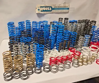 Large Lot Liquidation Sale of Works Performance Compression Spring 1.25" to 12"