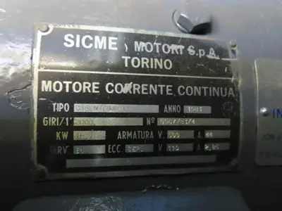 USED 1985 SICME MOTORI C16LN/CBA/B5
