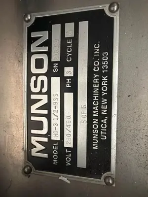 New | in-Stock 2022 MUNSON HD31/2-9SS Ribbon Blenders Illinois US | M&M Equipment Corp. #1388570
