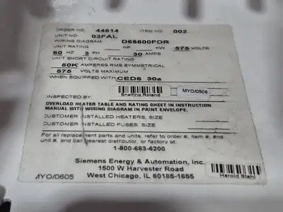 USED SIEMENS TIASTAR